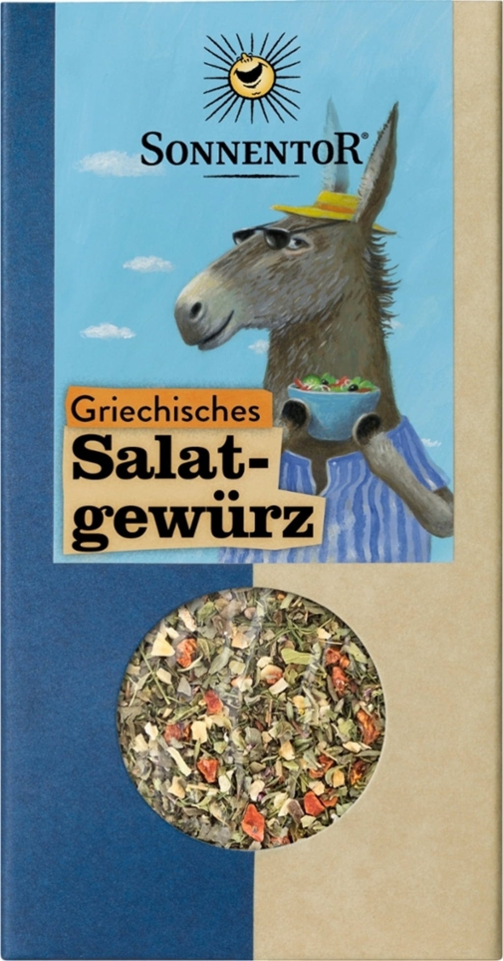 Sonnentor Bio mieszanka przypraw grecka przyprawa do sałatek, 35 g