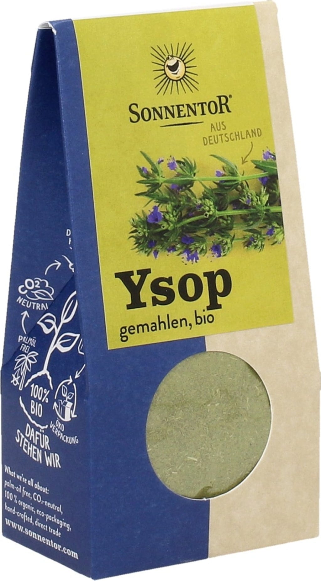 Sonnentor Mielony hyzop lekarski, 25 g