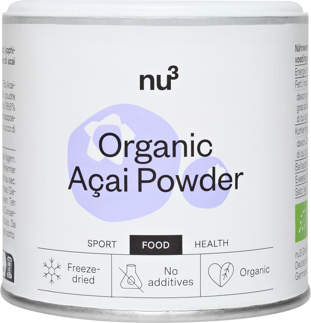 nu3 Bio Acai Powder, 65 g