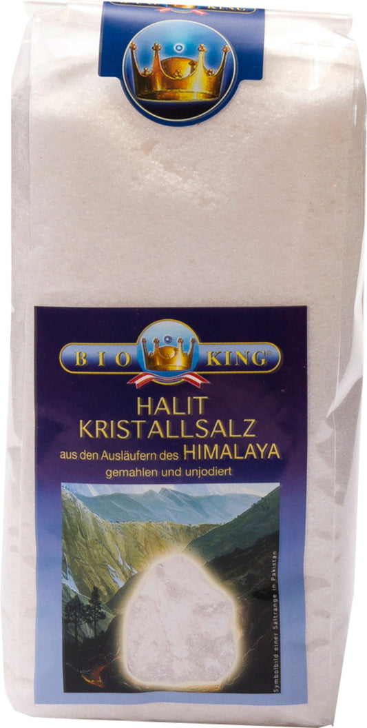 BioKing Sól krystaliczna „HALIT” zmielona, 1.000 g