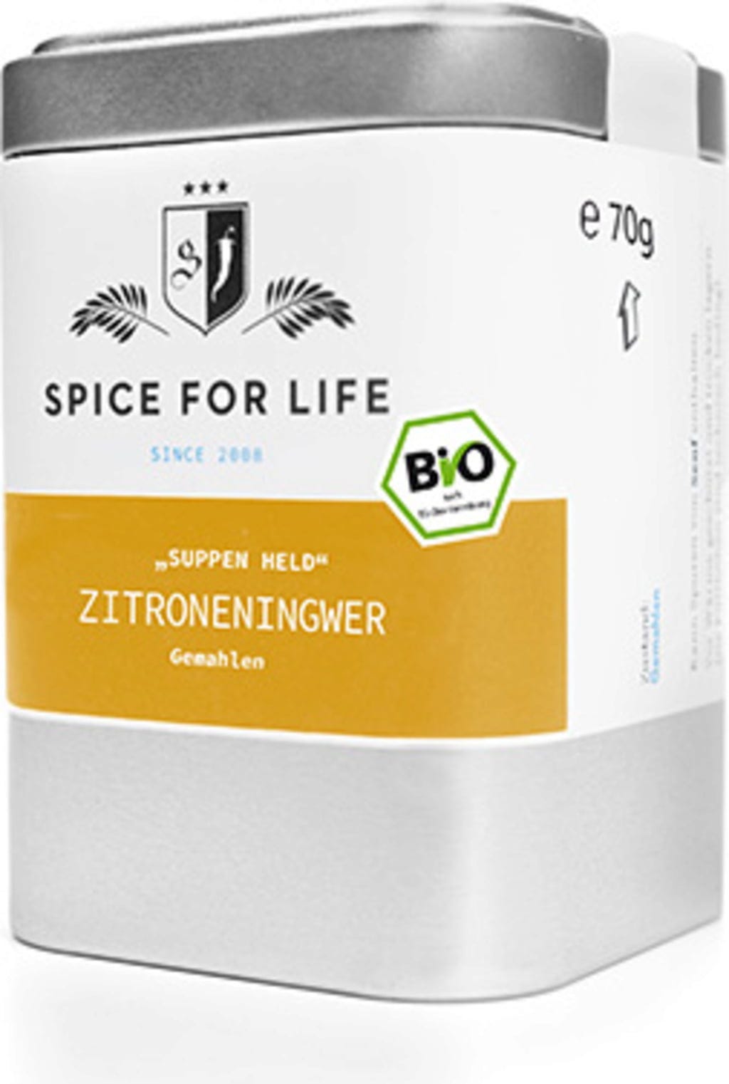 Spice for Life Organiczny imbir cytrynowy, mielony, 70 g