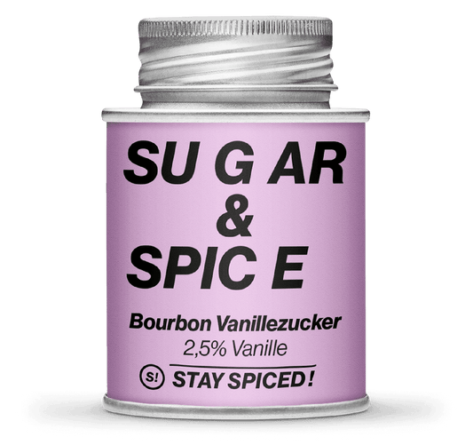 Stay Spiced! Sugar & Spice - wanilia bourbon (2,5% wanilia), 90 g
