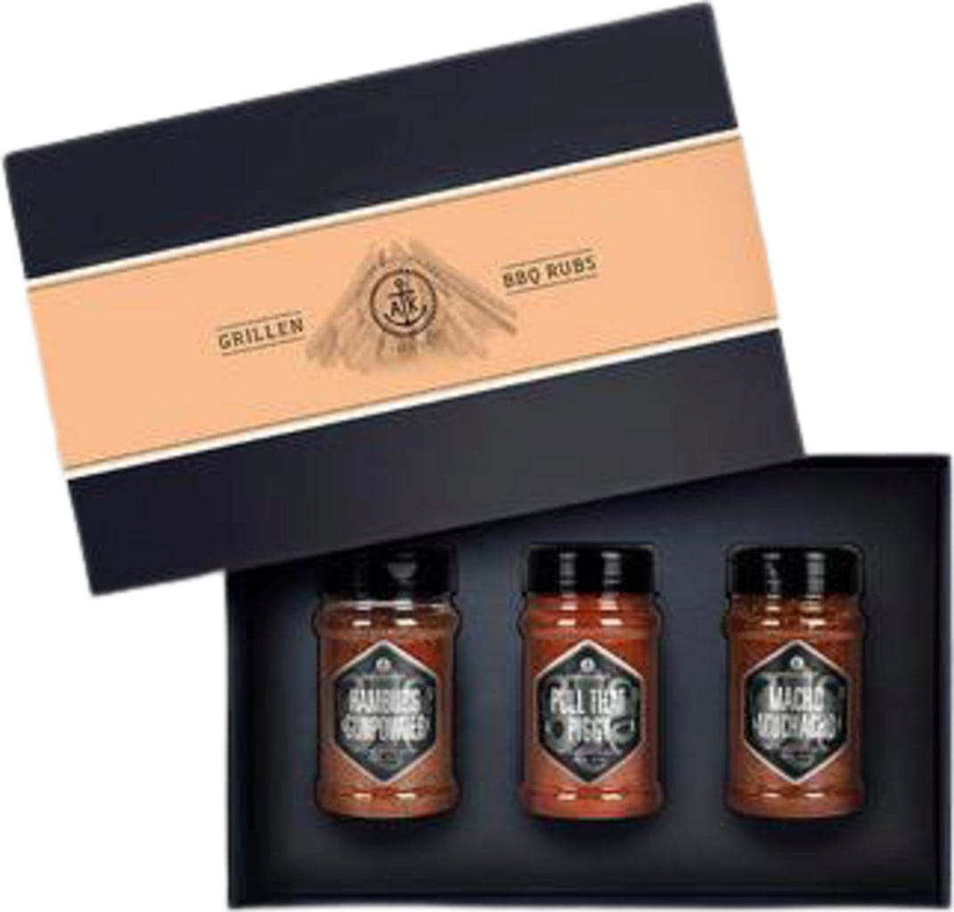 Ankerkraut Zestaw podarunkowy "BBQ Rubs", 3 sztuki