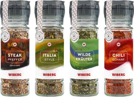 Wiberg Zestaw przypraw w młynkach - idealnie doprawione
