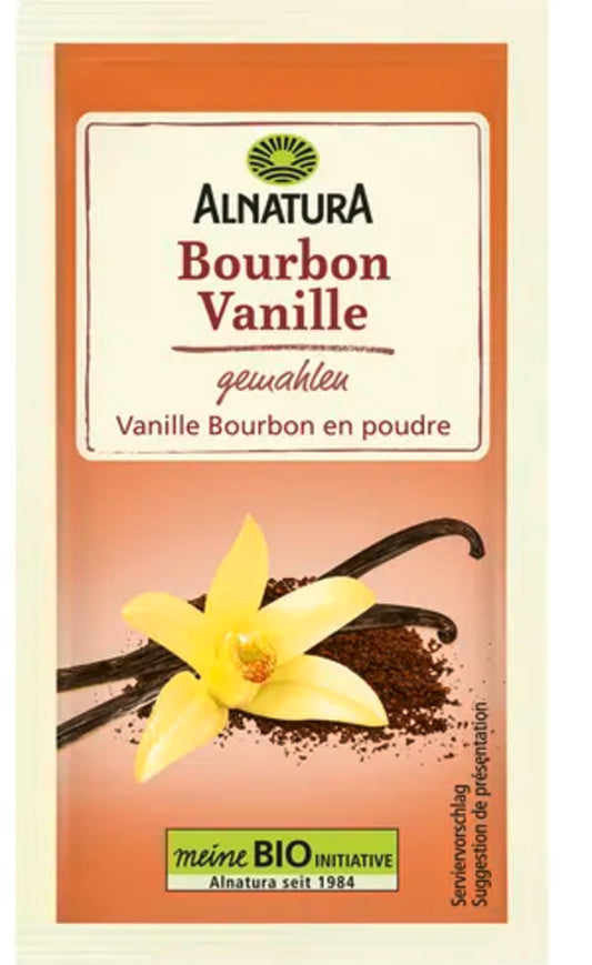 Alnatura Bio wanilia Bourbon, mielona, 5 g