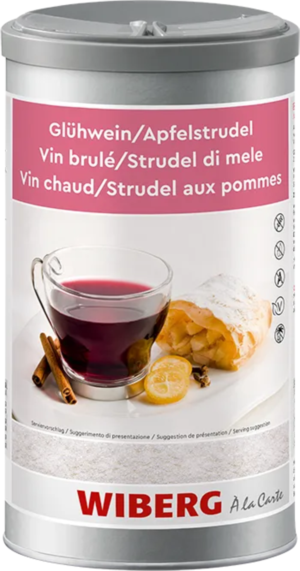 Wiberg Przyprawa do grzanego wina, strudla jabłkowego, 1.030 g